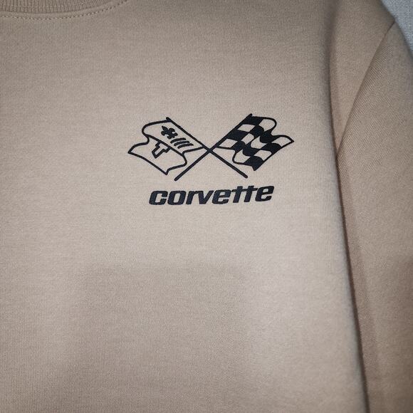 Chevrolet corvette sweatshirt men's Small -First picture is back of sweatshirt - Picture 3 of 7